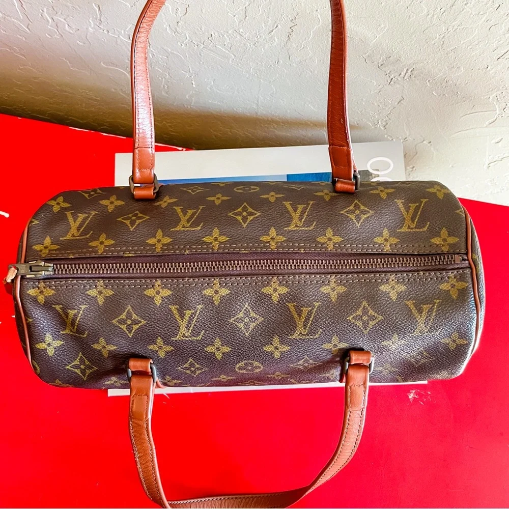 Authentic Louis Vuitton Monogram Papillon 30 Hand Bag Vintage LV Purse Pre-Loved - Picture 9 of 14